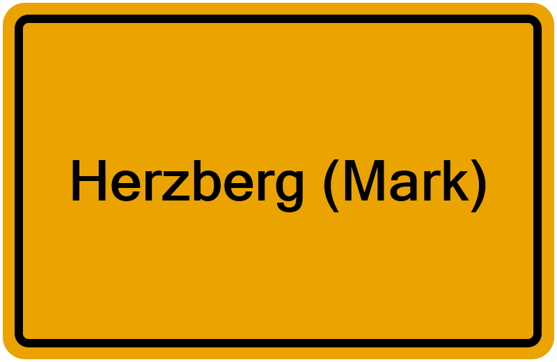 Handelsregisterauszug Herzberg (Mark)